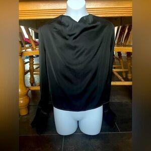 H&M Satin Long Sleeve Top